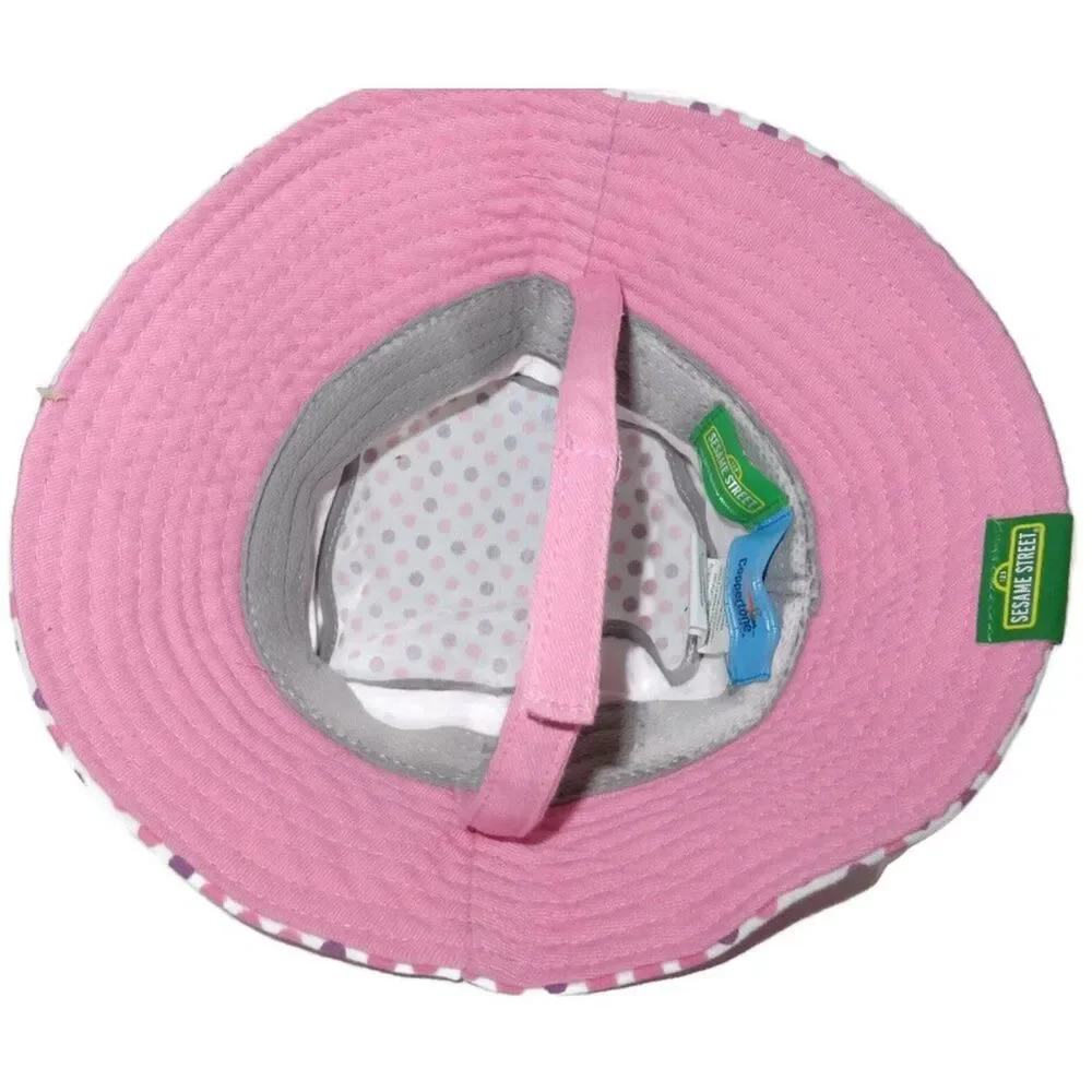 Sesame Street ABBY CADABBY Bucket Sun HAT Polka Dot Summer New One size